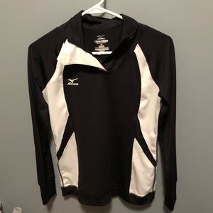 Mizuno Black Half-Zip